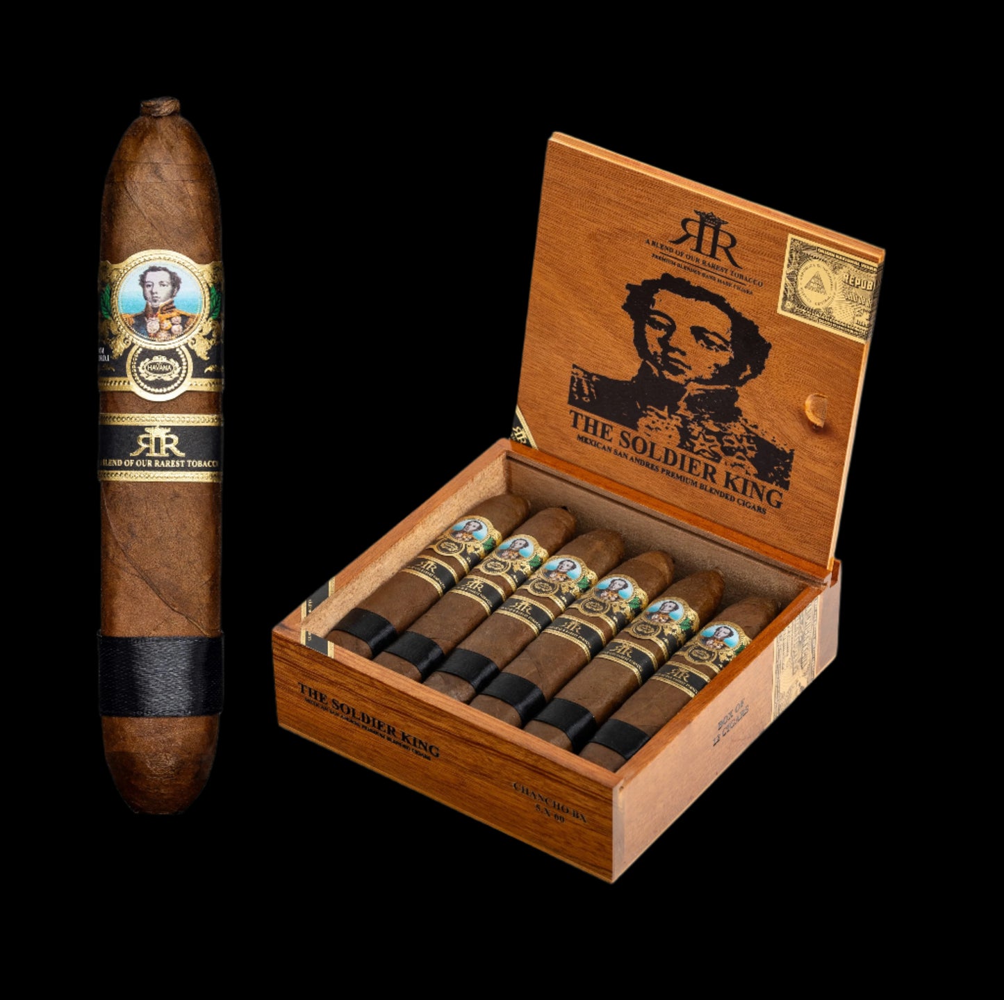 The Soldier King Chancho (PIG) Box Press - Mexico San Andres